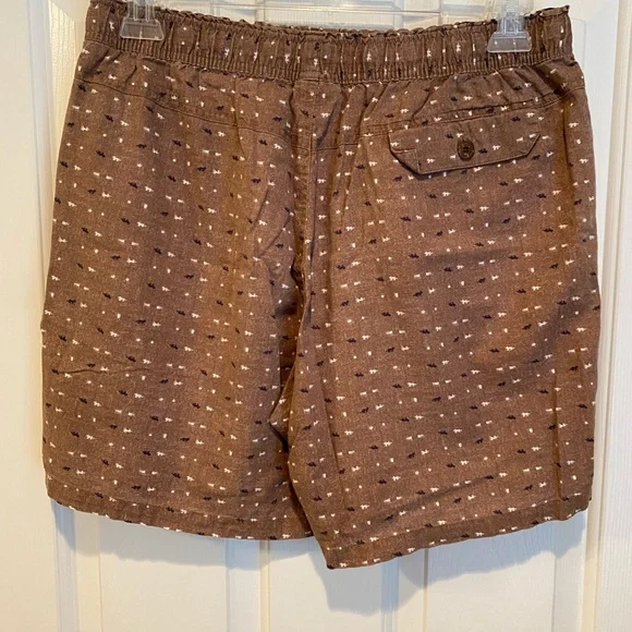 Patagonia Brown Swim Trunks with Elastic Waistband - Picture 3 of 4